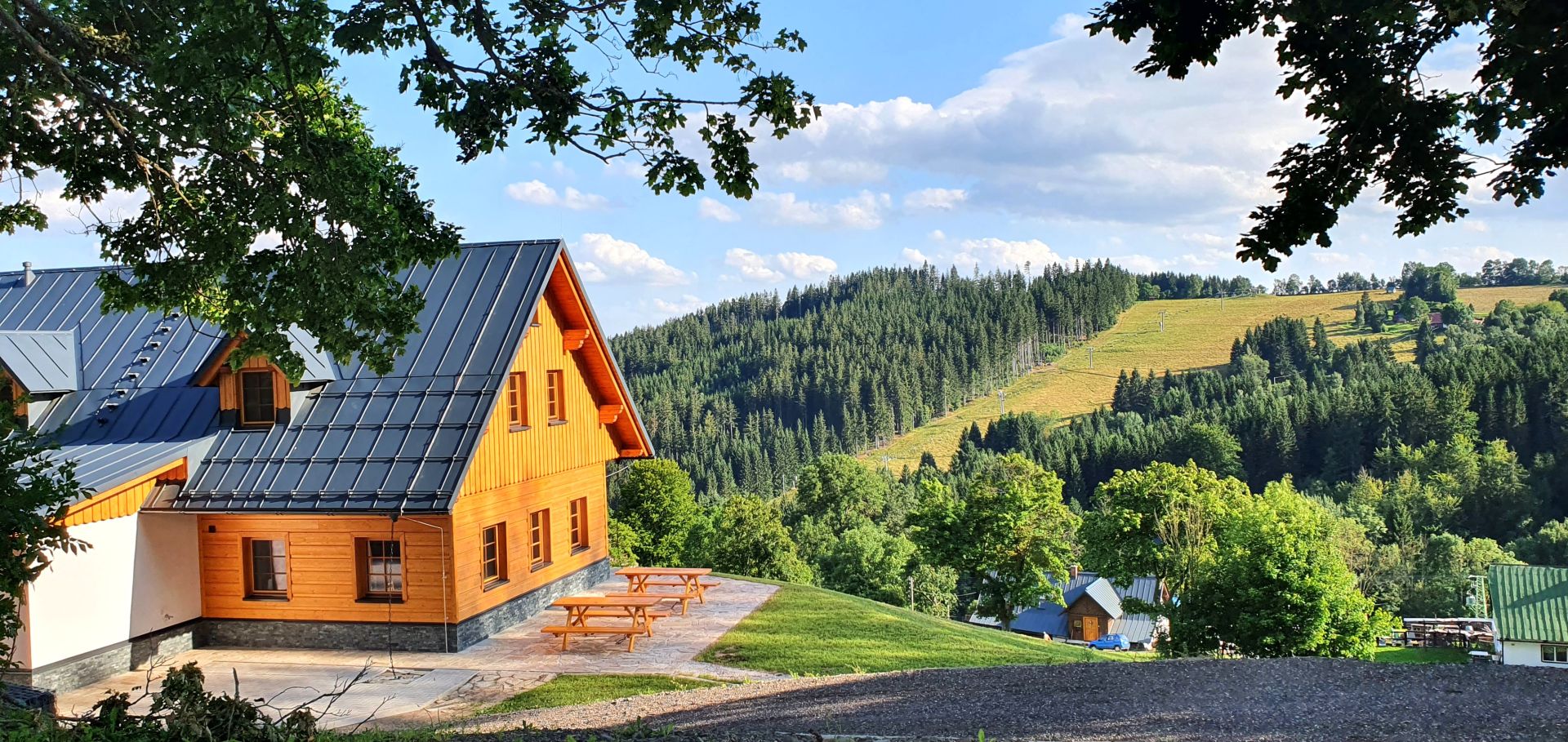 Prodej luxusní horské chalupy s wellness - Vítkovice v Krkonoších