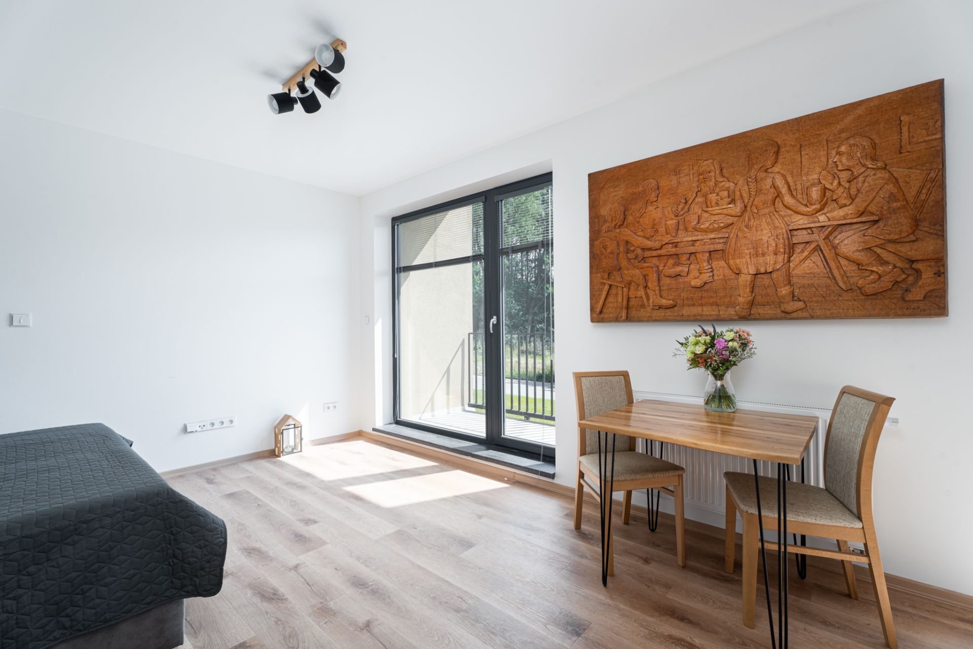 Prodej vybaveného apartmánu 33 m2 - s lodžií, sklepem a krytým parkováním Černý Důl - Krkonoše